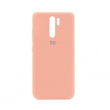 Силиконовая накладка Silicone Case для Xiaomi Redmi 9 Peach