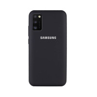Силіконова накладка Silicone Case для Samsung A41 2020 A415 Black
