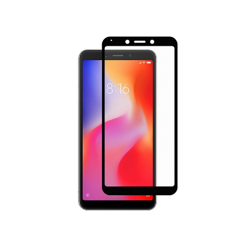 Защитное стекло Xiaomi Redmi 6/6A 5D Black