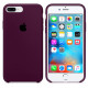 Силіконова накладка Silicone Case для iPhone 7 Plus/8 Plus Marsala