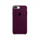 Силіконова накладка Silicone Case для iPhone 7 Plus/8 Plus Marsala