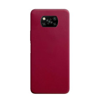 Силиконовая накладка Silicone Case для Xiaomi Poco X3 Cherri
