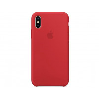 Накладка Silicone Case Original iPhone X Red
