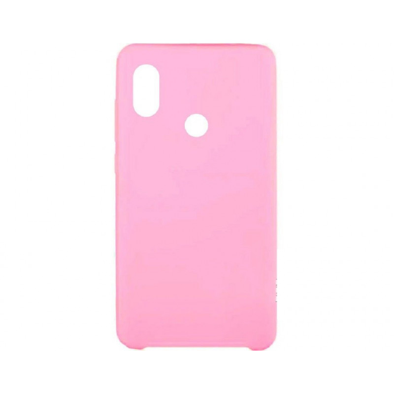 Силіконова накладка Silicone Case для Xiaomi Redmi 6 Pro Mi A2 Pink