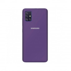 Силіконова накладка Silicone Case для Samsung A71 2020 A715 Violet