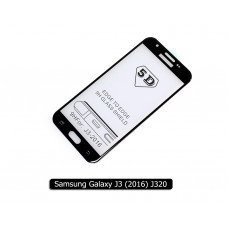 Защитное стекло Fuli Glue для Samsung J3 2016 J320 5D Black