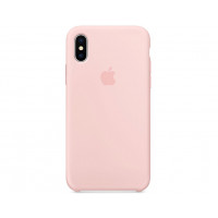 Силіконова накладка Silicone Case для iPhone XS Max Light pink