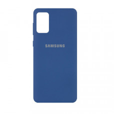 Силіконова накладка Silicone Case для Samsung A03s/A037 2021 Navy Blue