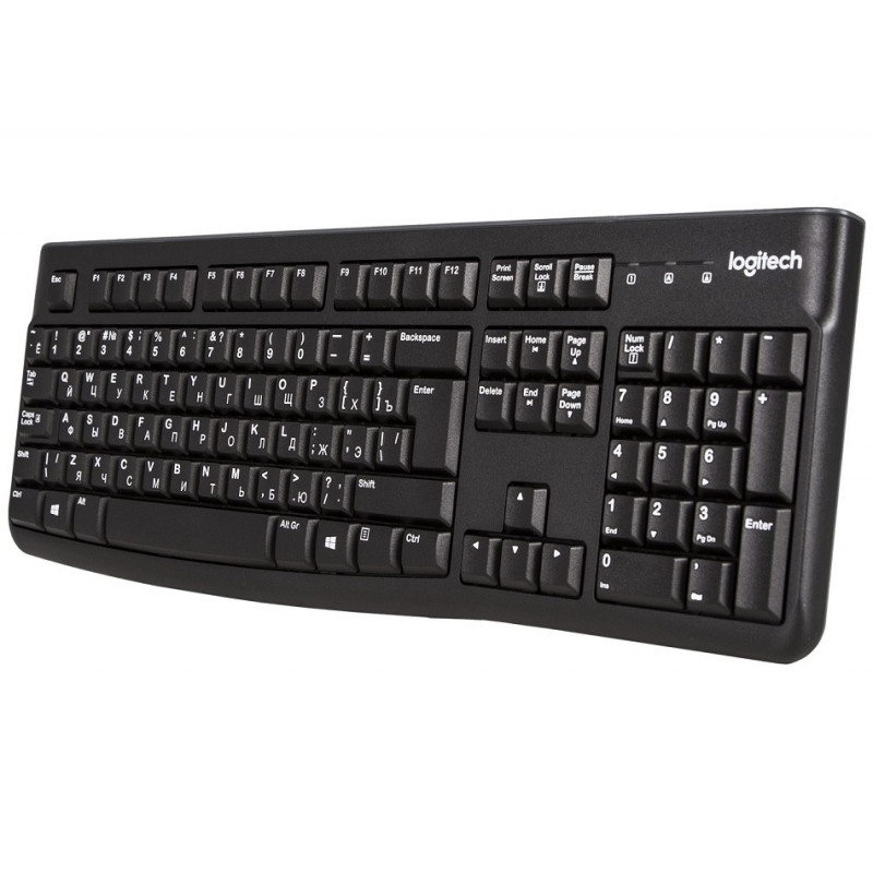 Клавиатура Logitech K120 USB Black