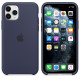 Силіконова накладка Silicone Case для iPhone 11 Pro Max Dark Blue