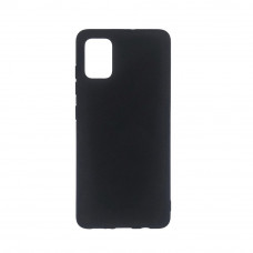 Силиконовая накладка Soft Silicone Case для Samsung A02s 2021 Black
