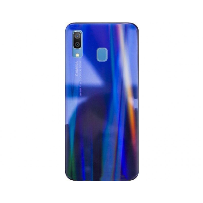 Силіконова накладка Gradient Glass для Samsung A30 2019 A305 Blue