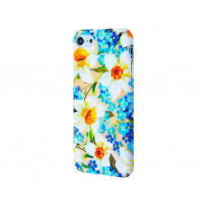 Пластиковая накладка iPhone 7 Ibasi Flowers Soft Touch Narcisus