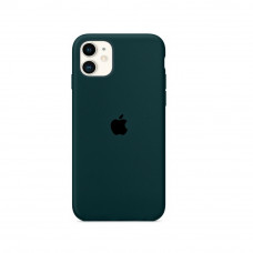 Силіконова накладка Silicone Case для iPhone 11 Green Forest