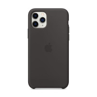 Силіконова накладка Silicone Case для iPhone 11 Pro Black