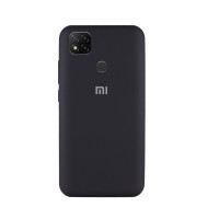 Силиконовая накладка Silicone Case для Xiaomi Redmi 9C Black