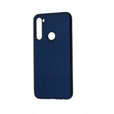 Накладка карбонова Kevlar для Xiaomi Redmi Note 8 Blue