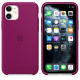 Силіконова накладка Silicone Case для iPhone 11 Rose Red