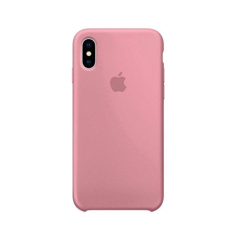 Силіконова накладка Silicone Case для iPhone XS Max Pink-orange