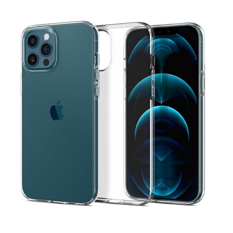 Силіконова накладка WS для iPhone 12 Pro Max Transparent