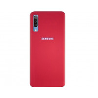 Силіконова накладка Silicone Case для Samsung A50 2019 A505 Red