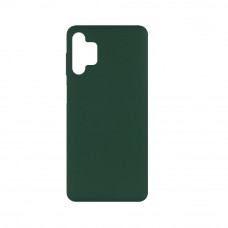 Силиконовая накладка Soft Silicone Case для Samsung A32 2021 Dark Green