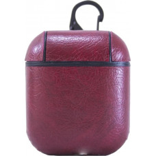 Чохол для навушників Apple AirPods/AirPods2 Leather Burgundy