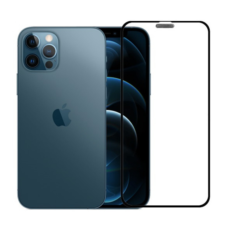 Защитное стекло Premium 6D для iPhone 12 Pro Max Black