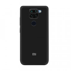 Силіконова накладка Soft Silicone Case для Xiaomi Redmi Note 9 Pro/ Note 9 Black