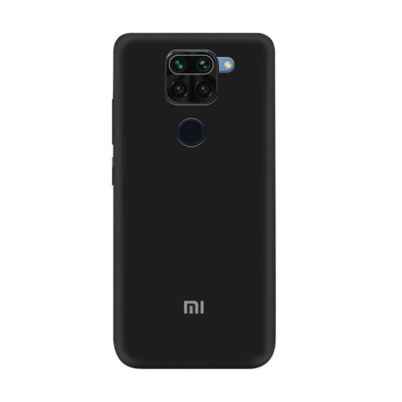 Силіконова накладка Soft Silicone Case для Xiaomi Redmi Note 9 Pro/ Note 9 Black