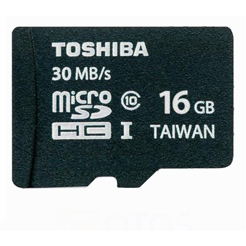 MicroSDHC 16 GB Toshiba Class 4 + SD Adapter