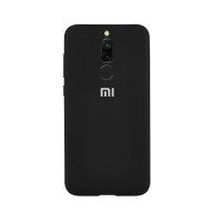 Силиконовая накладка Silicone Case для Xiaomi Redmi 8 Black