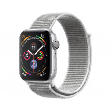 Apple Watch Series 4 Nike+ GPS 44mm Silver Aluminium Case with Pure Summit White Nike Sport Loop (MU7H2)