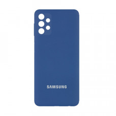 Силіконова накладка Silicone Case для Samsung A52/A525 2021 Navy Blue