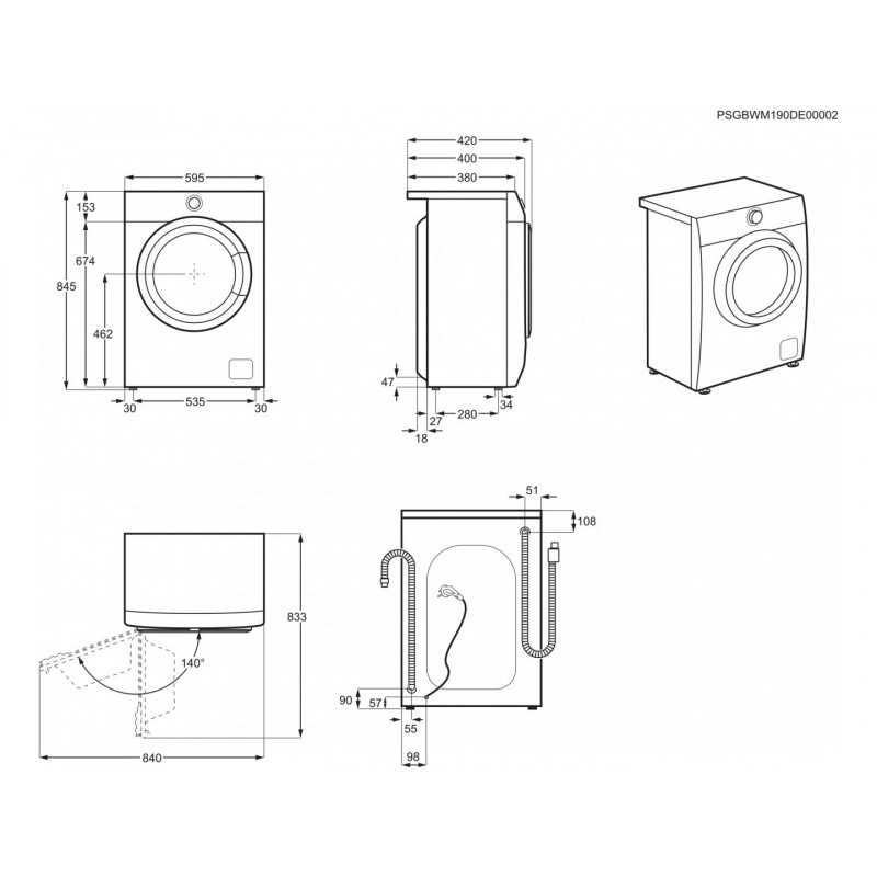 Стиральная машина Electrolux EW6S406WU