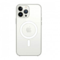 Силіконова накладка Silicone Case Magsafe для iPhone 13 Pro Transparent