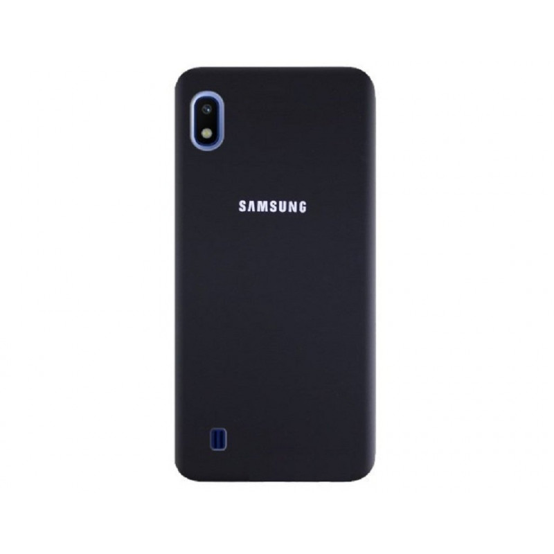 Силіконова накладка Silicone Case для Samsung A10 2019 A105 Black