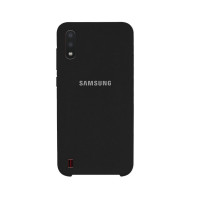 Силіконова накладка Silicone Case для Samsung A01 2020 A015 Black