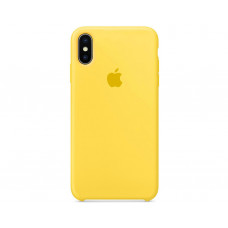Силіконова накладка Silicone Case для iPhone XS Max Yellow