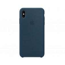 Силіконова накладка Silicone Case для iPhone XR Blackish Green