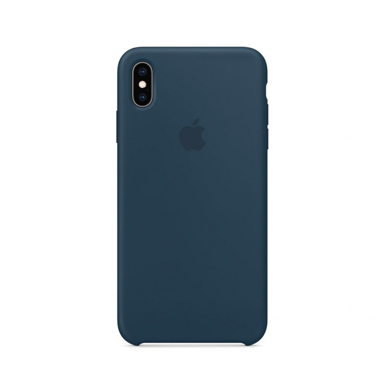 Силіконова накладка Silicone Case для iPhone XR Blackish Green