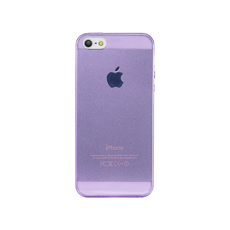 Силиконовая накладка iPhone 5/5S Remax 0.2 mm Violet