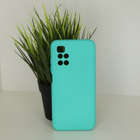 Силіконова накладка Soft Silicone Case для Xiaomi Redmi 10 Turquoise