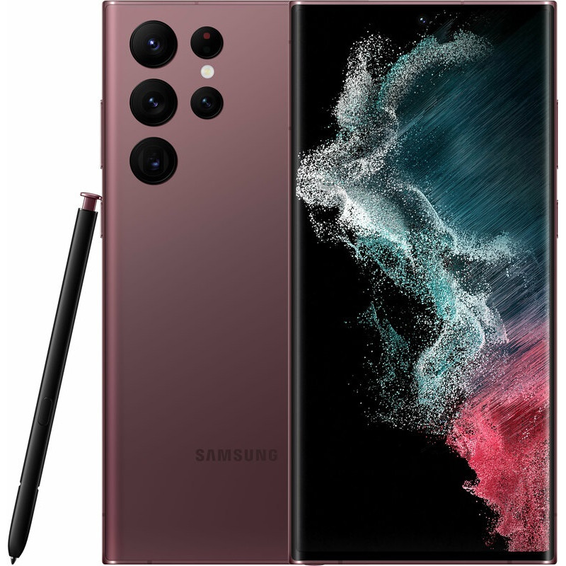 Samsung Galaxy S22 Ultra 5G 128GB Dark Red (SM-S908BDRDSEK)