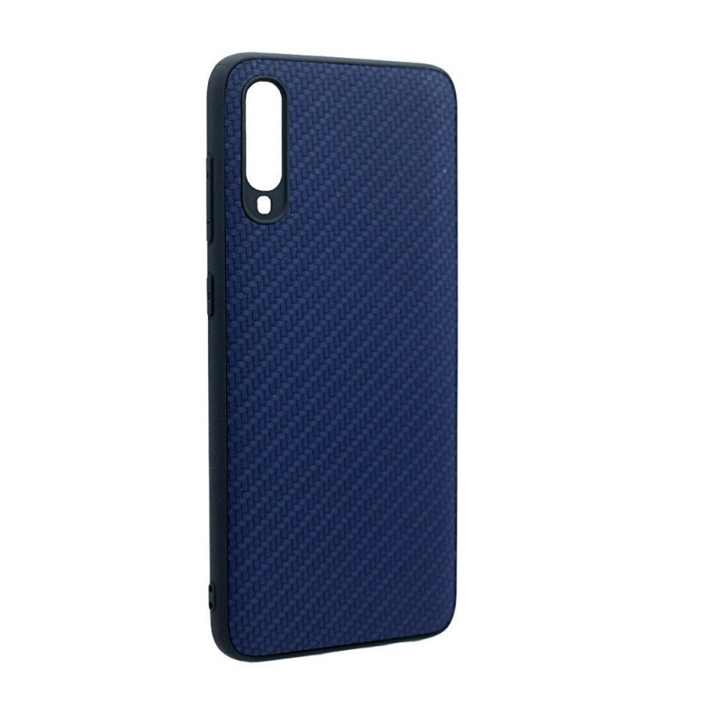 Накладка карбонова Kevlar для Samsung A30s/A307 Blue