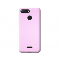 Силиконовая накладка Silicone Case для Xiaomi Redmi 6 Crimson