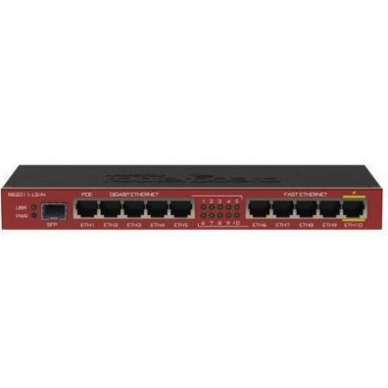 Маршрутизатор MikroTik RouterBOARD 2011iL 5xFE (RB2011IL-IN)