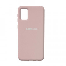 Силіконова накладка Silicone Case для Samsung A02S/A025 2021 Sand Pink