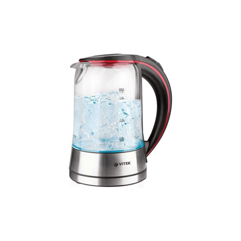 Електрочайник VITEK VT-7009 Transparent glass