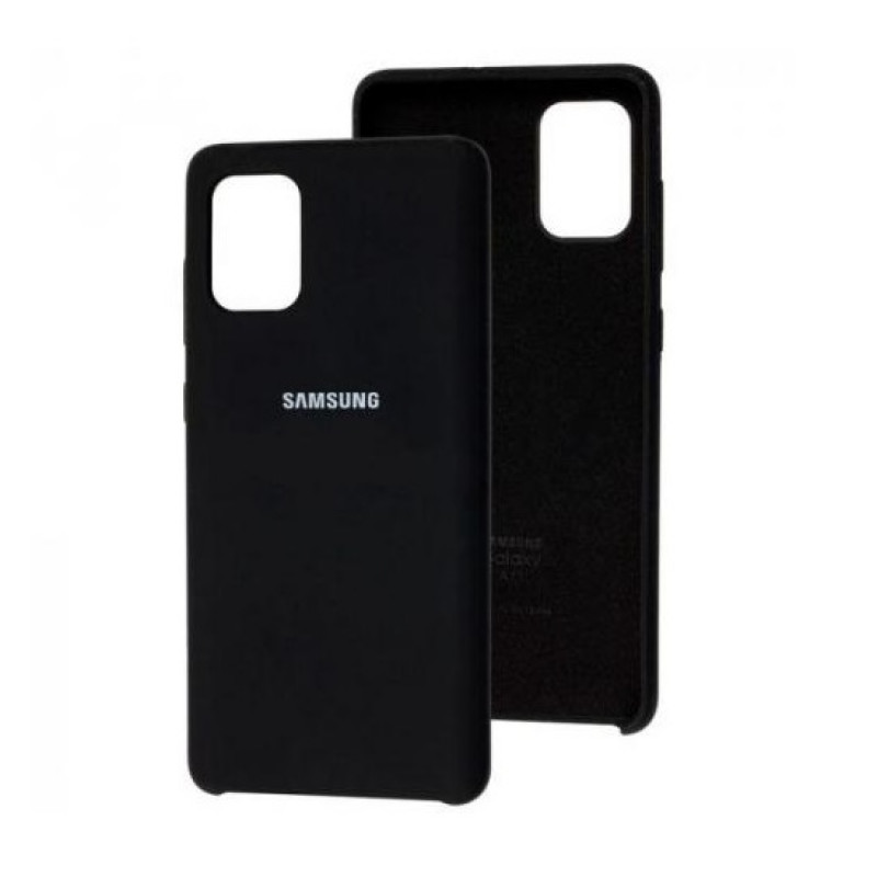 Силіконова накладка Soft Silicone Case для Samsung A71/A715 2020 Black